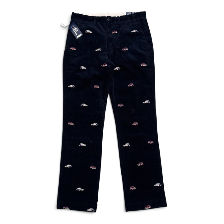 Palace x Ralph Lauren Navy Corduroy GTI Trousers (34)