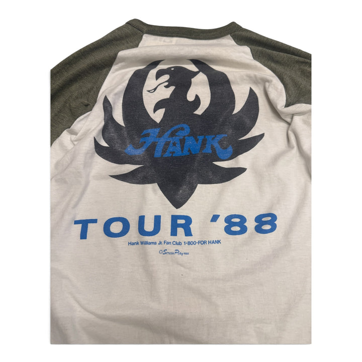 80's Vintage Bocephus Wild Streak 3/4 Sleeve T-Shirt (M)