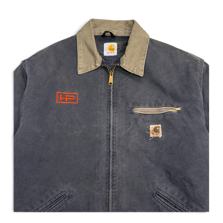 Vintage Carhartt Detroit Faded Jacket Grey (XL)