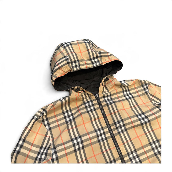 Burberry Reversible Checkered Windbreaker Jacket (S)