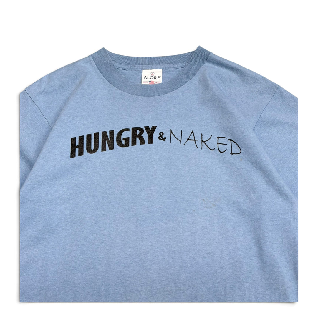 Vintage Hungry & Naked Agriculture T-Shirt Blue (M)