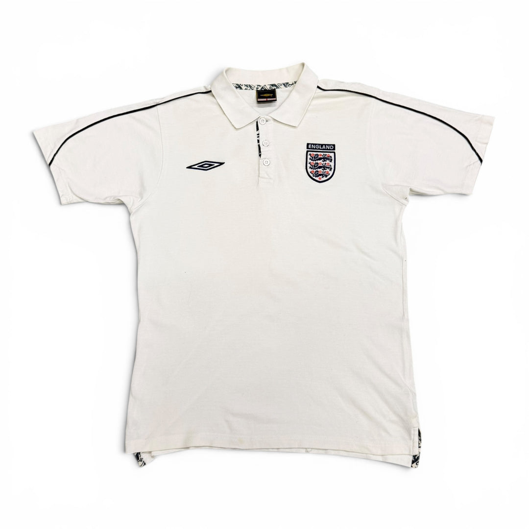 2007-08 Umbro England National Team Polo Shirt White (L)
