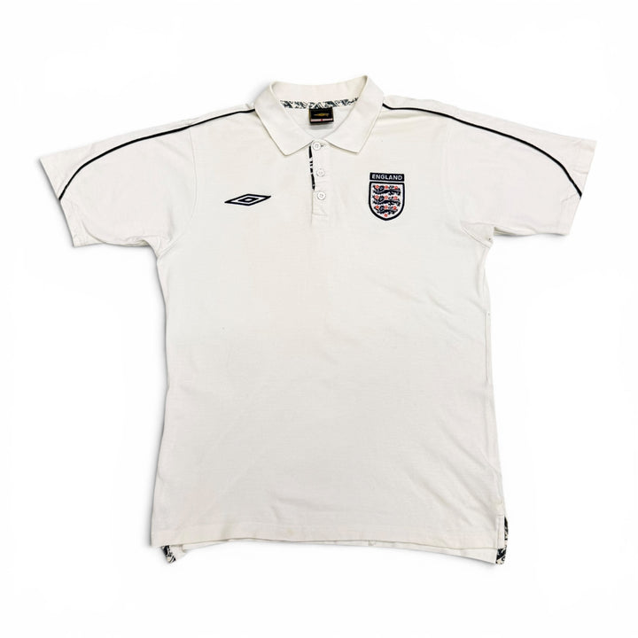 2007-08 Umbro England National Team Polo Shirt White (L)