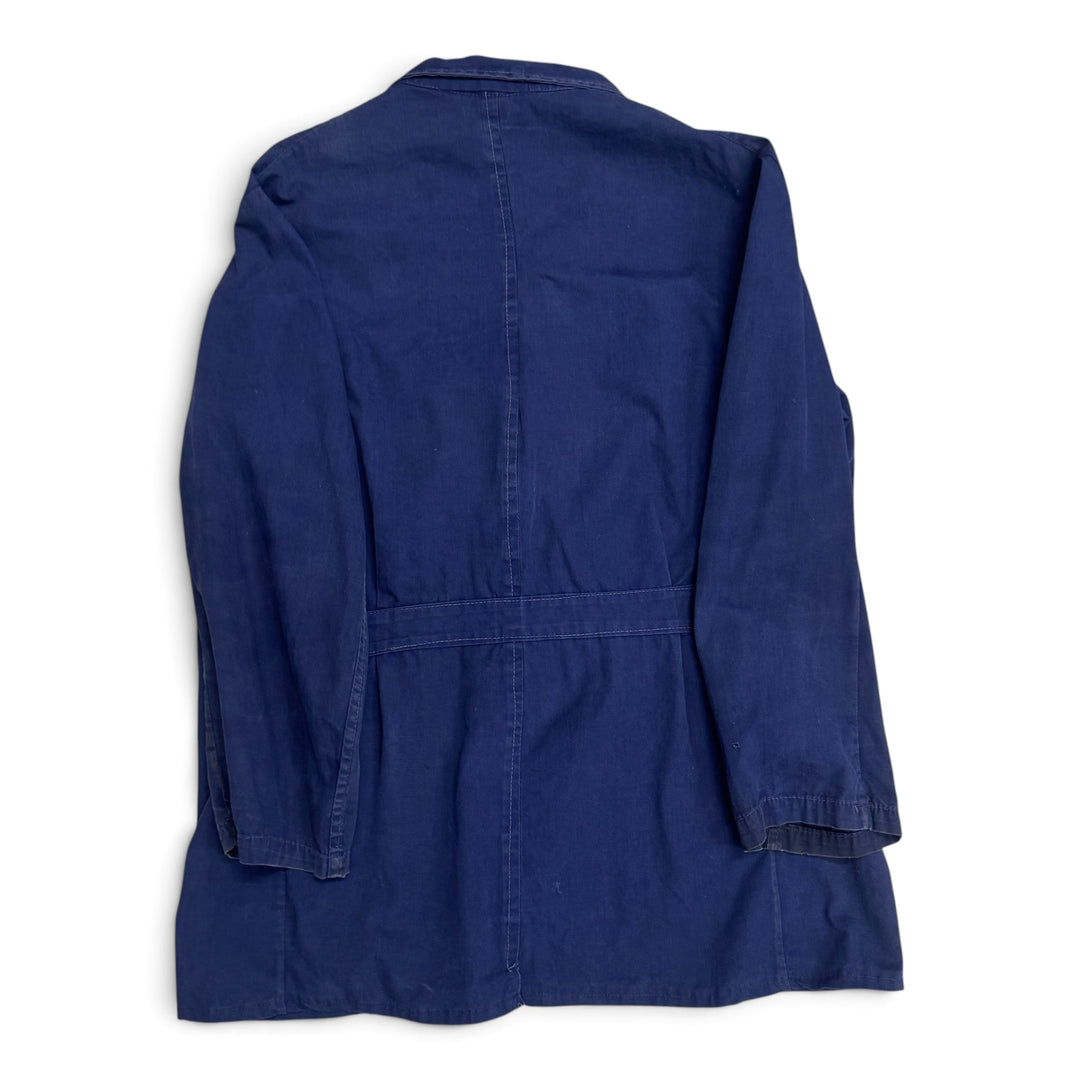 Vintage Distressed Blue French Chore Jacket (L)