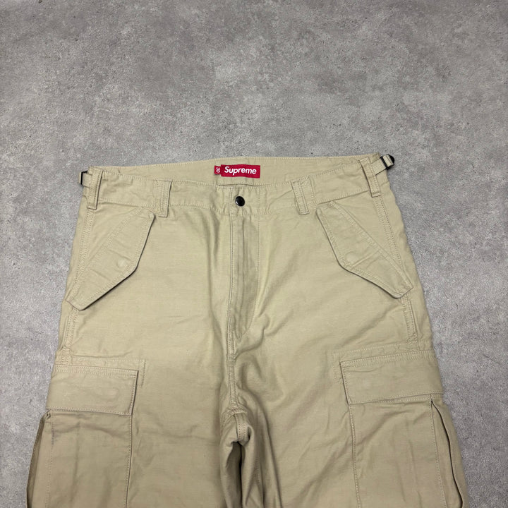 Supreme Beige Cargo Trousers (30x30)