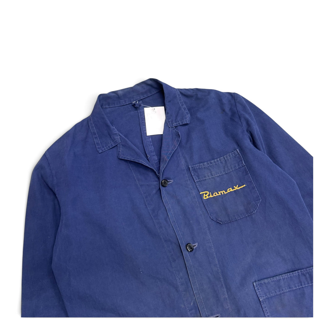 Vintage Distressed Blue French Chore Jacket (L)