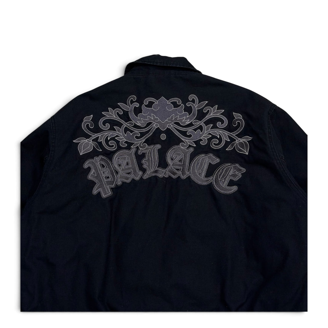 Palace Floral Canvas Bomber Jacket Navy (XL)