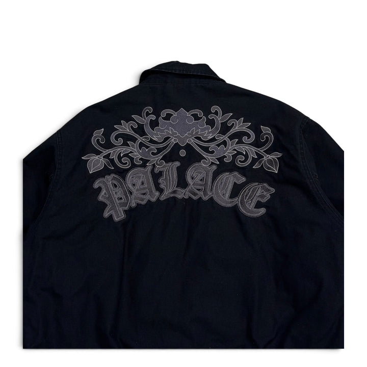 Palace Floral Canvas Bomber Jacket Navy (XL)