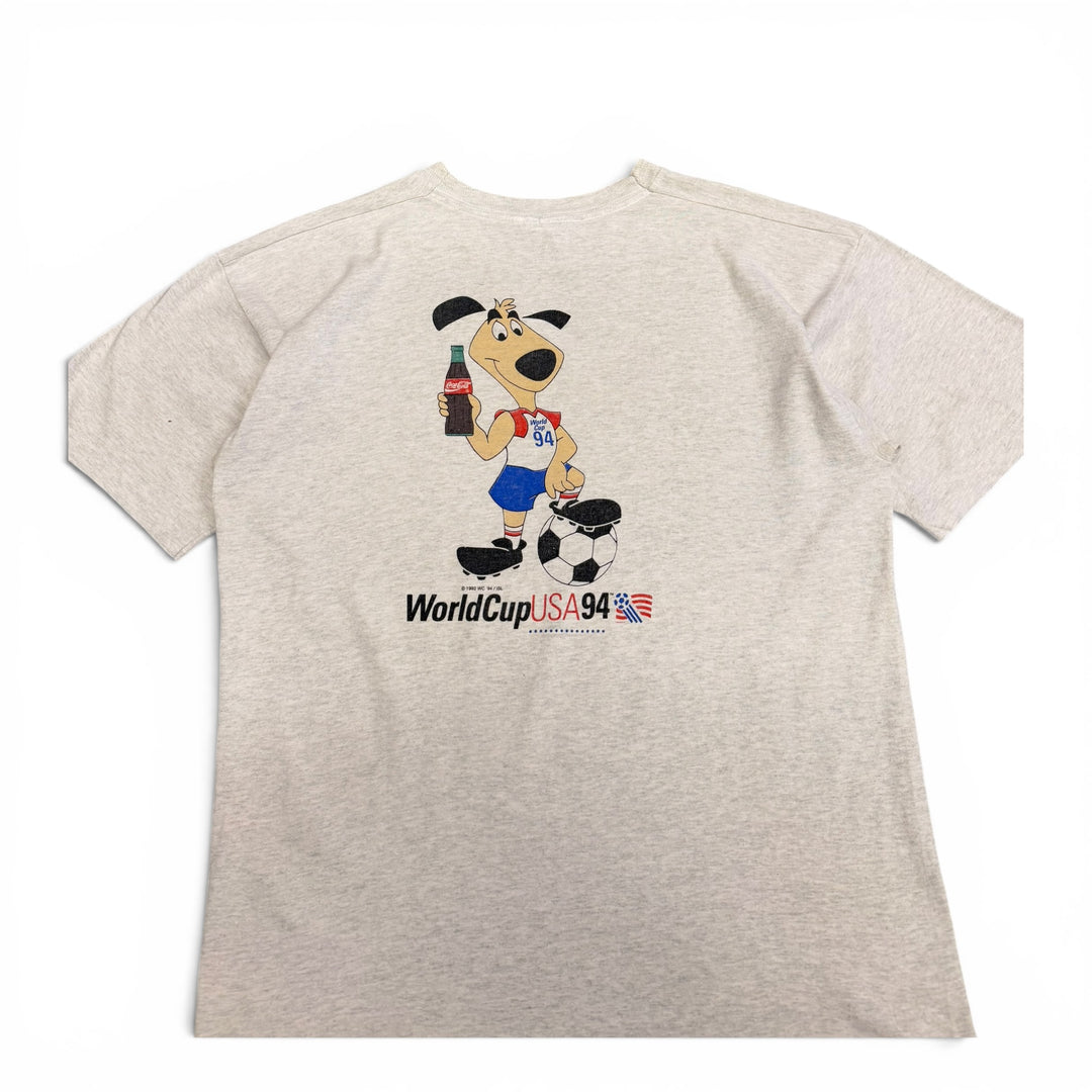USA World Cup 1994 Coca Cola T Shirt Grey (L)