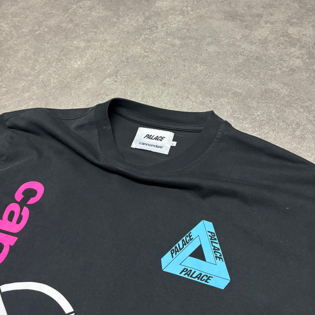 Palace x Canondale Black Graphic print T-Shirt (L)