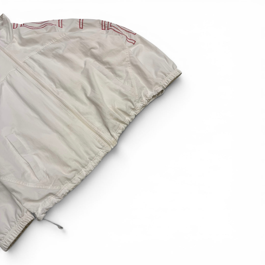 Supreme Spell Out Embroidered Track Jacket White (M)
