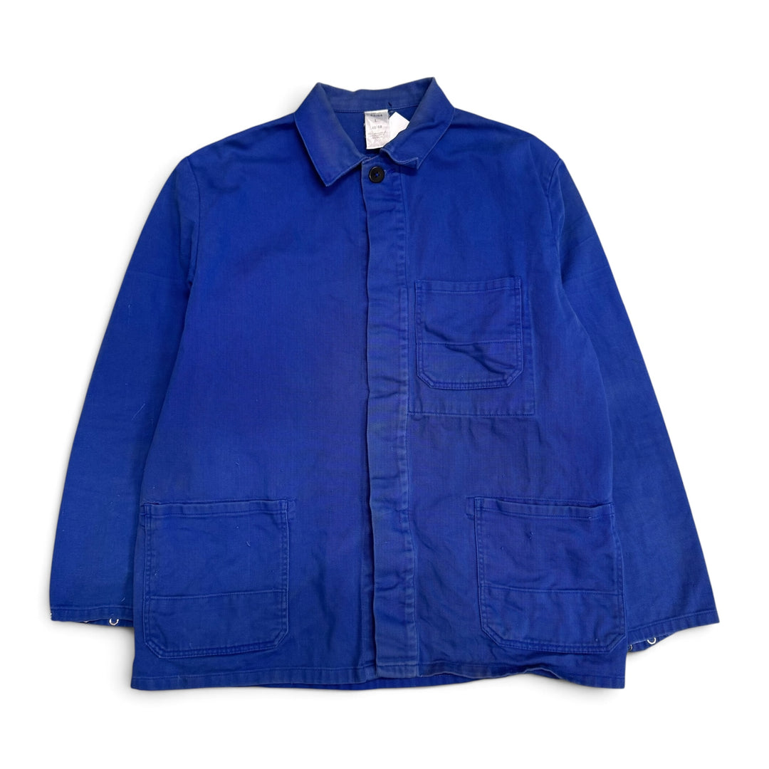 Vintage Distressed Blue French Chore Jacket