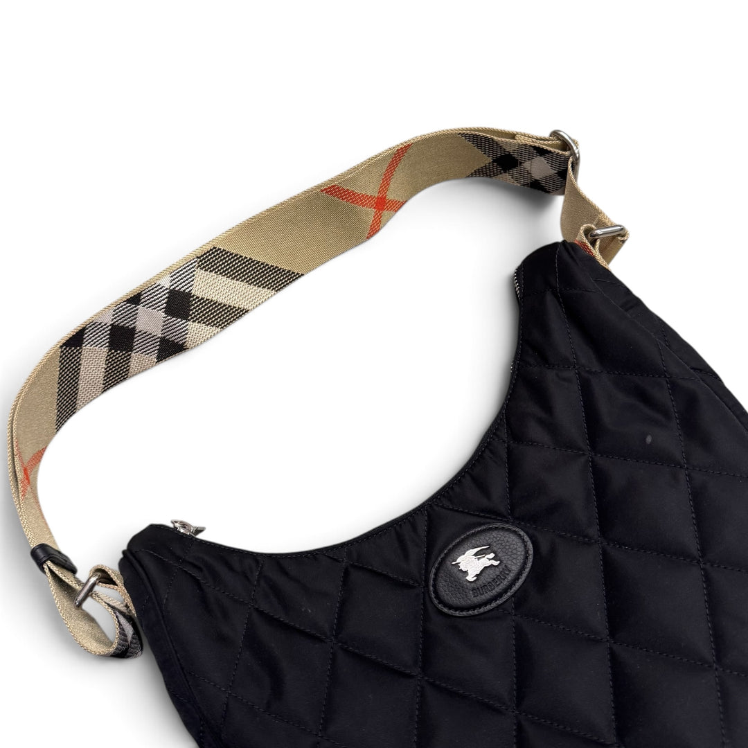 Burberry Women's Horseshoe Cross Bag Black