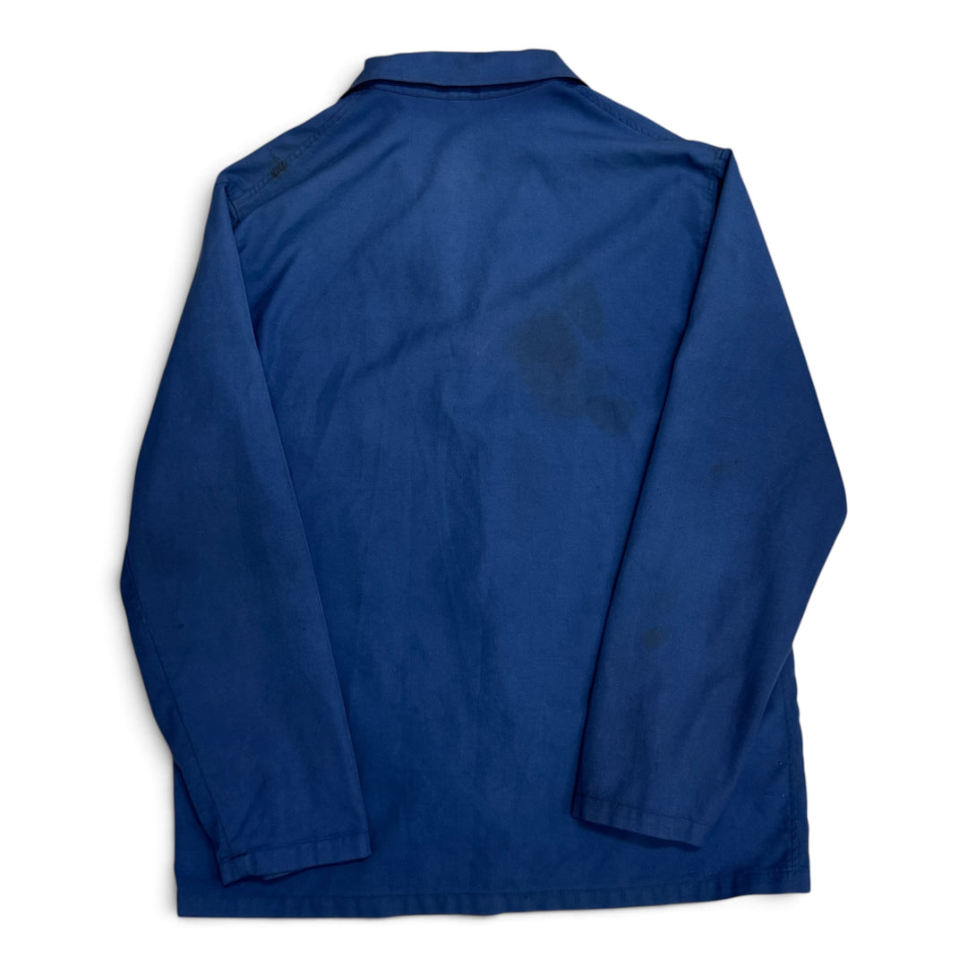 Vintage Distressed Blue French Chore Jacket (L)