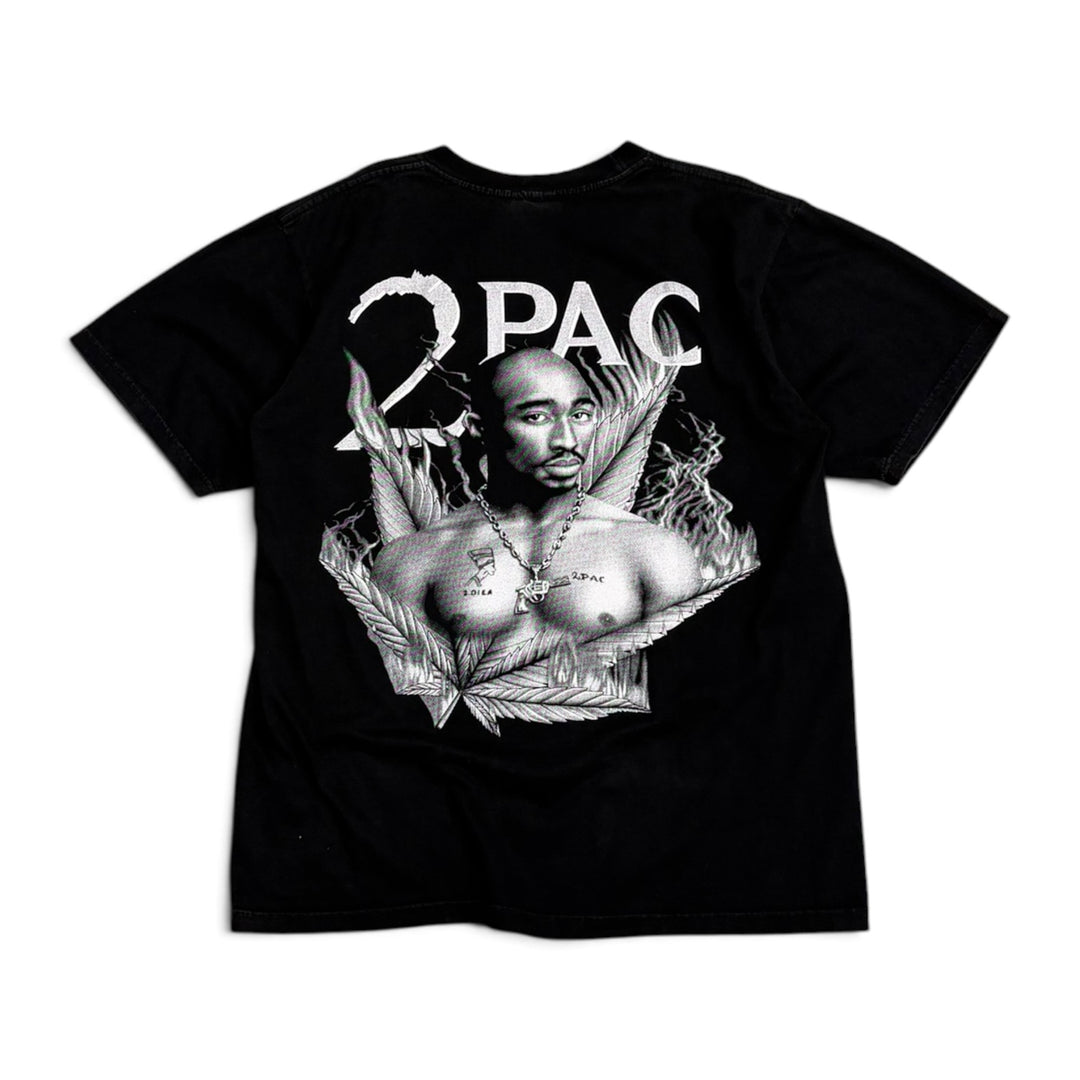 Vintage 2 PAC Graphic T shirt Black (L)