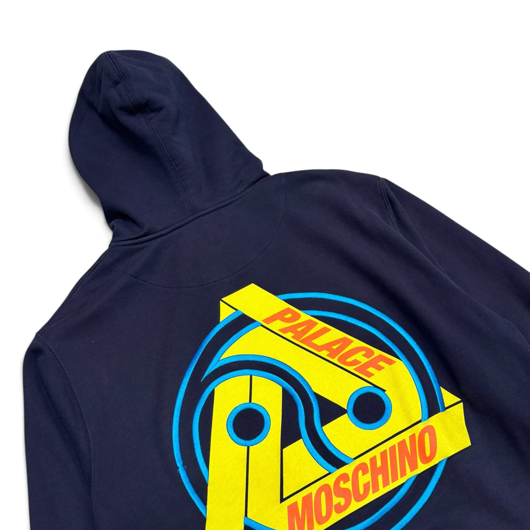 Palace Moschino Hoodie Navy (XL)