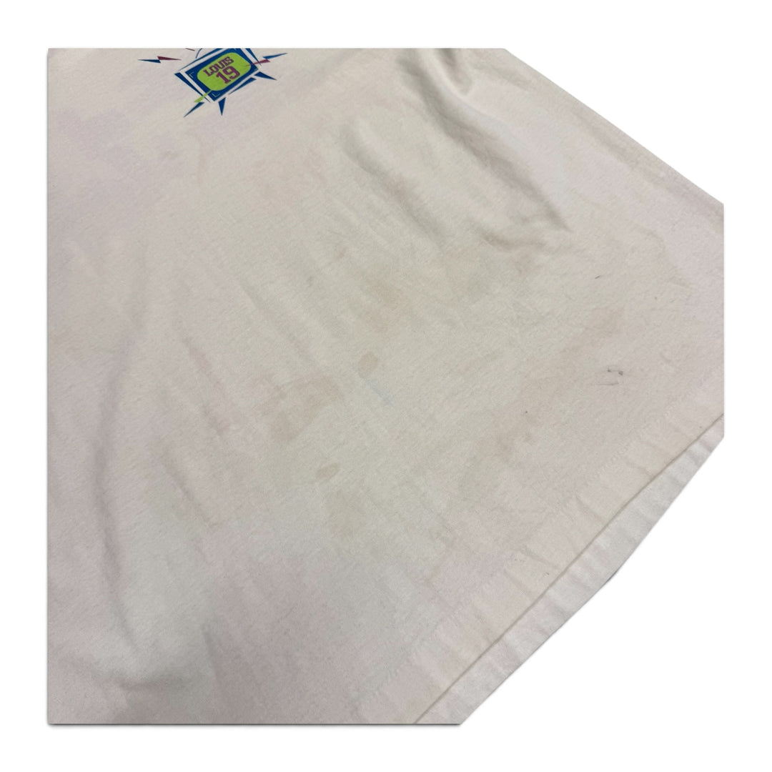 Vintage Single Stitch Louis 19 Graphic T shirt White (XL)