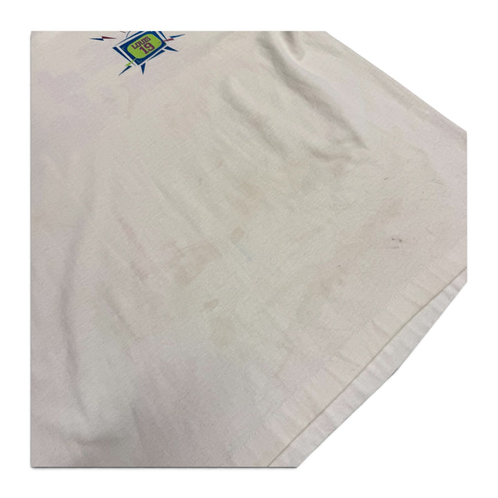 Vintage Single Stitch Louis 19 Graphic T shirt White (XL)