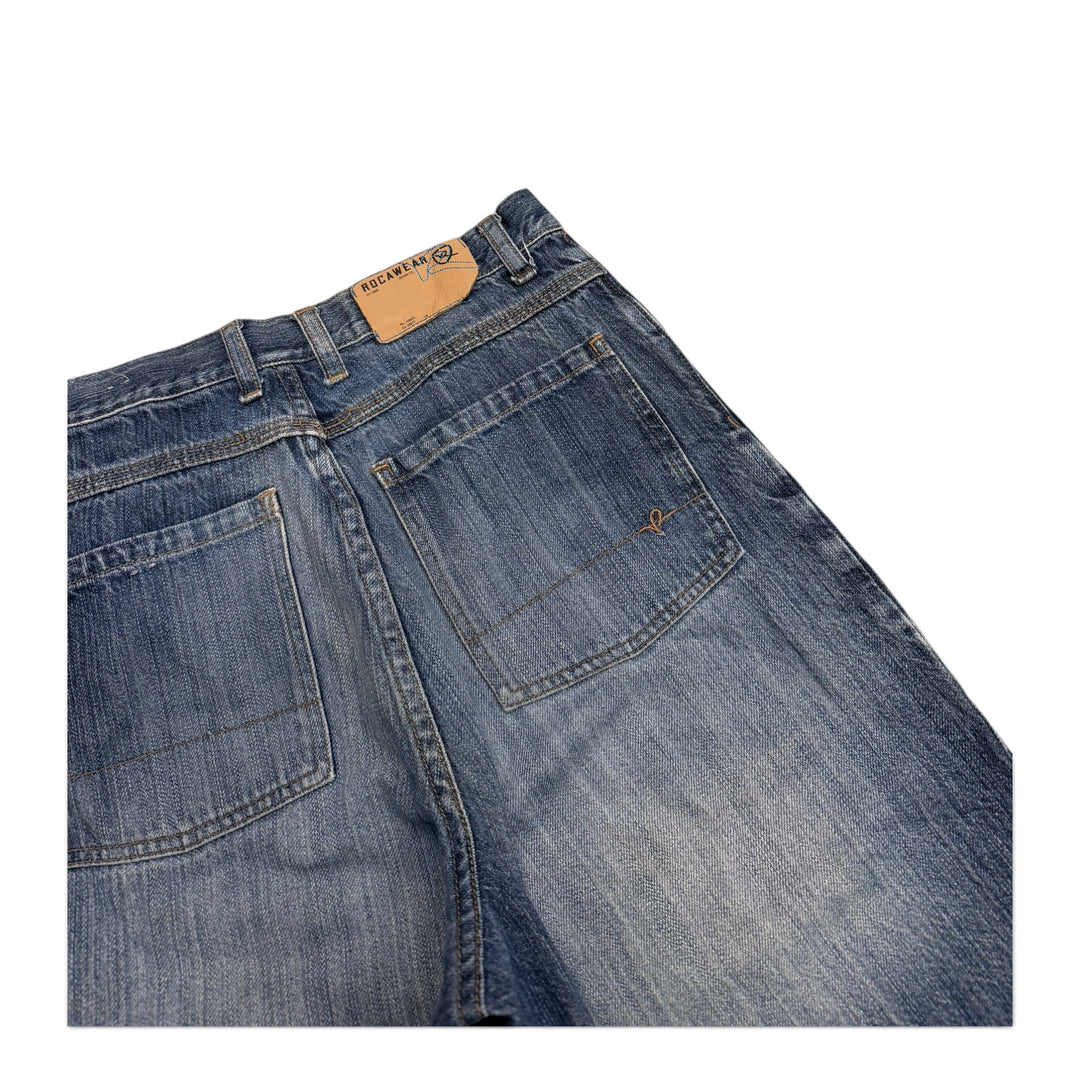 Vintage Rocca Wear Hip Hop Denim Shorts (20)