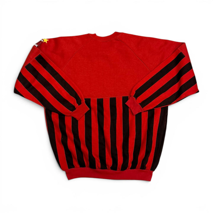 1990-91 AC Milan Le Felpe De Grandi Football Sweatshirt  Red (M)