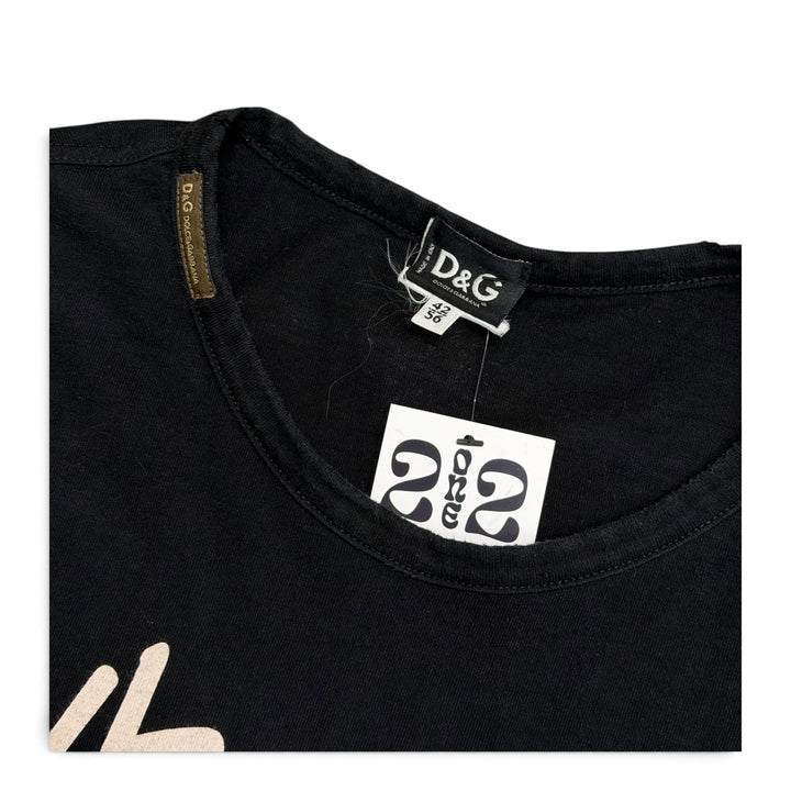 Vintage Dolce Gabbana Graphic T shirt Black (XL)