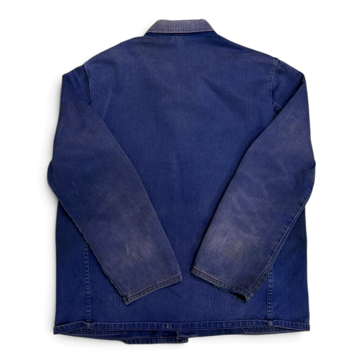 Vintage French Chore Jacket Faded Blue  (L)