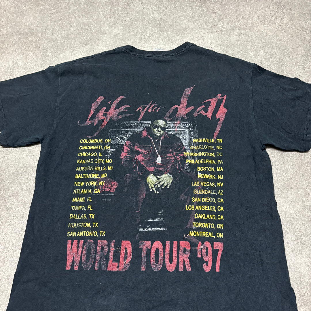 Vintage The Notorious BIG Black Graphic T-Shirt (L)