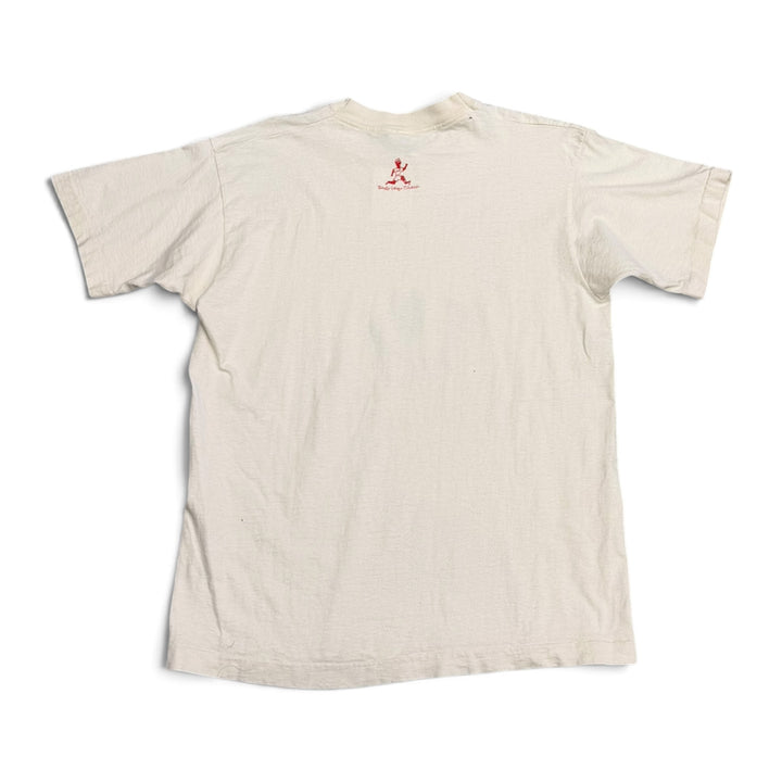 Vintage Single Stitch History Graphic T shirt White (L)