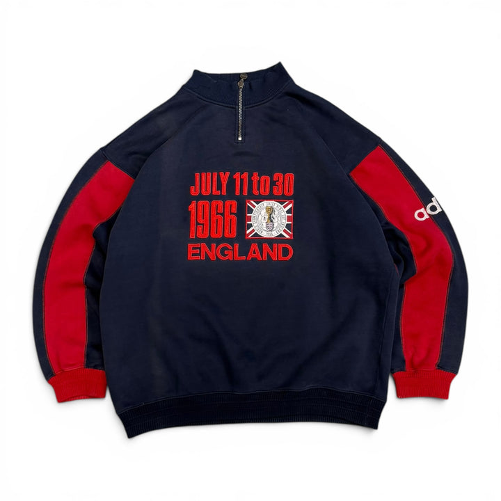 1995-96 England Adidas Haut D'entrainement Sweatshirt Navy (M)