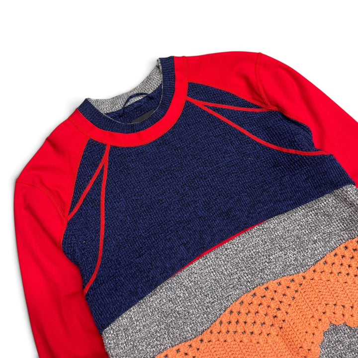 Craig-Green Multicoloured Patch Work Heavy Knitted Sweater (XL)
