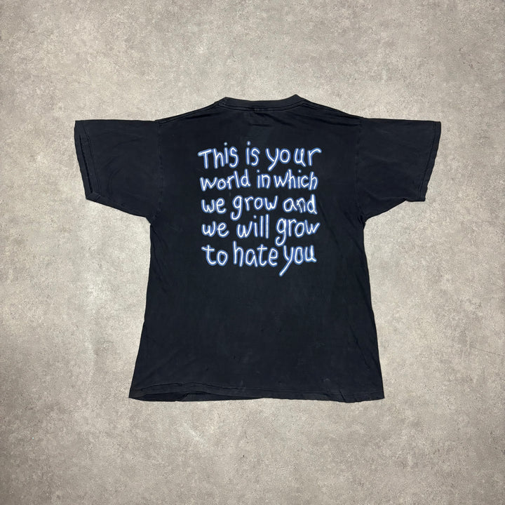 1994' Vintage Marilyn Manson Black Graphic T-Shirt (XL)