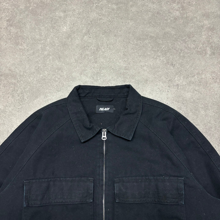 Palace Black Heavy Canvas Bomber Jacket (L)