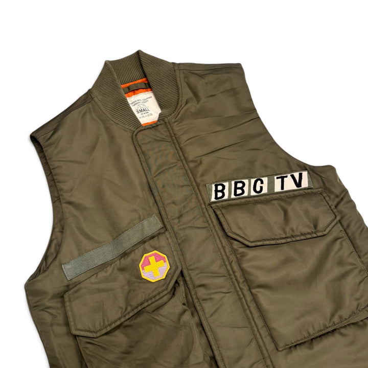 BNWT Maharishi War Correspondence Gilet Khaki (S)
