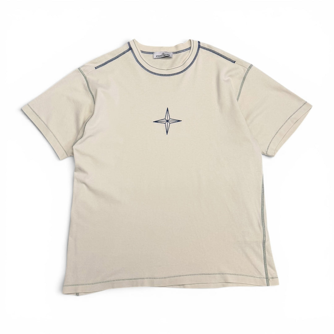 Stone Island Contrast Stitch Logo T-Shirt (XL)