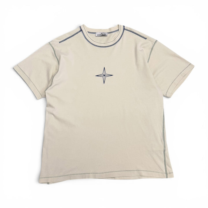 Stone Island Contrast Stitch Logo T-Shirt (XL)
