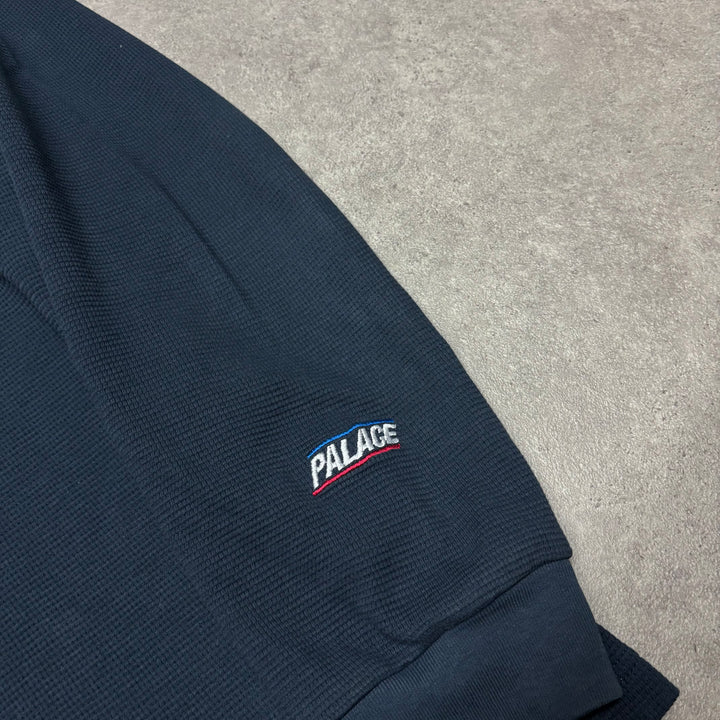 Palace Navy Basically A Waffle T-Shirt (XL)