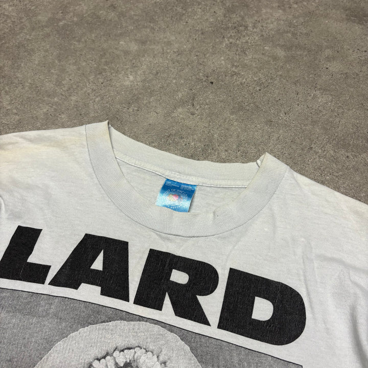 Vintage The Power Of Lard White Graphic T-Shirt (L)