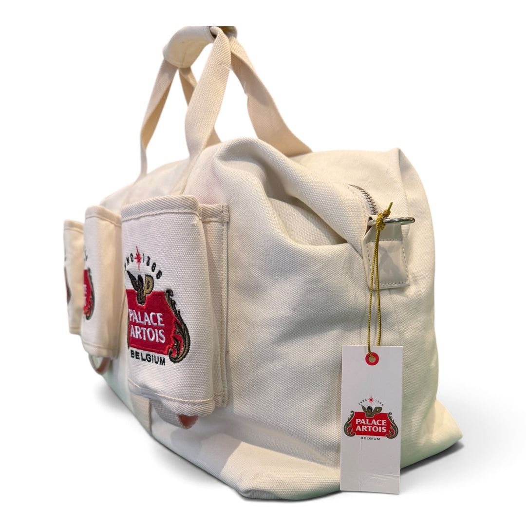 Palace x Stella Artois Cream Duffle Bag