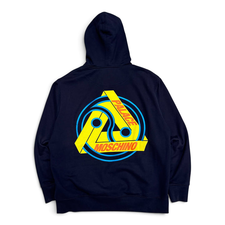 Palace Moschino Hoodie Navy (XL)