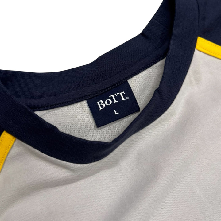 Bott Grey Spell Out Graphic Long Sleeve T-Shirt (L)