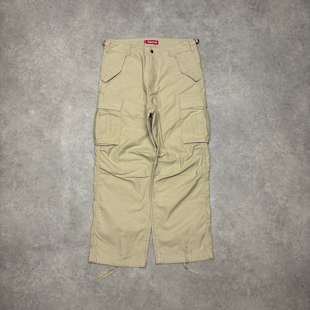 Supreme Beige Cargo Trousers (30x30)