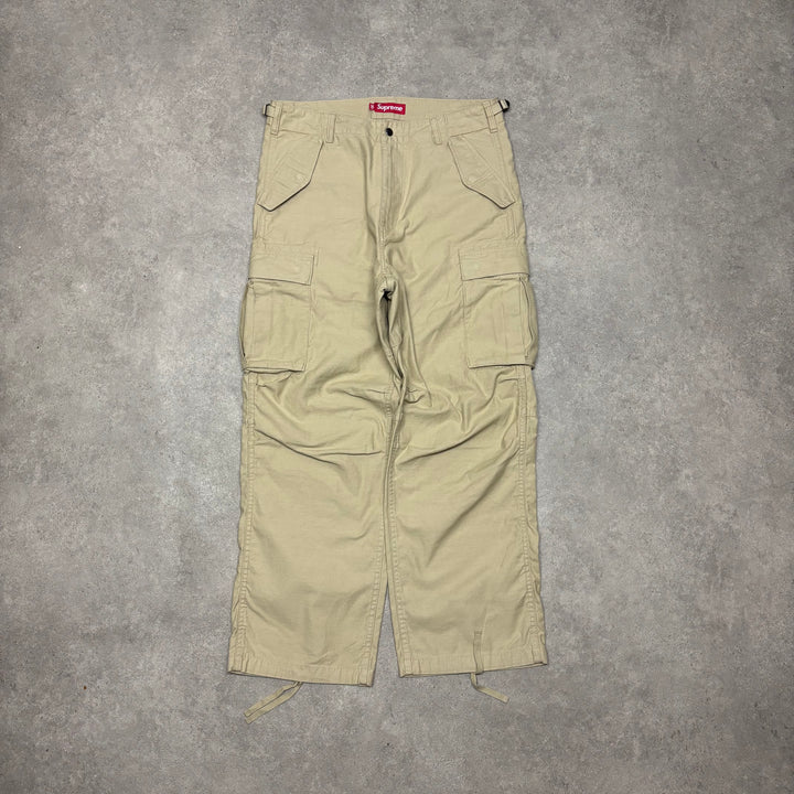 Supreme Beige Cargo Trousers (30x30)