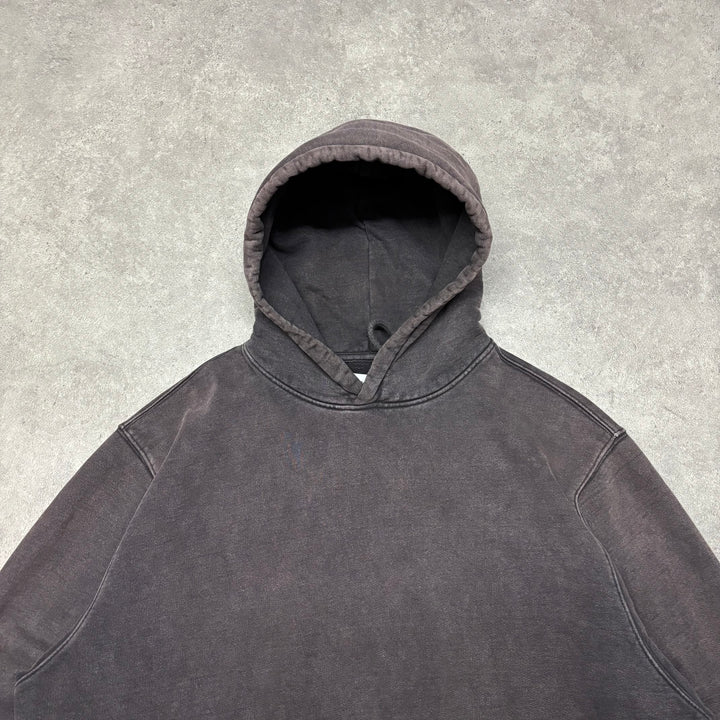 Palace Brown Super Heavyweight Embroidered Pullover Hoodie (XL)