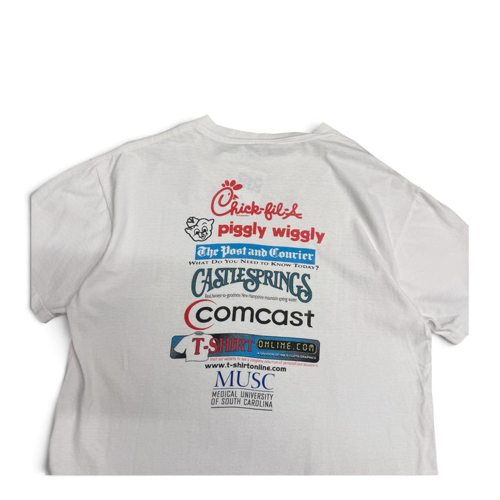 Vintage Cooper River Bridge Run Graphic T shirt White (L)