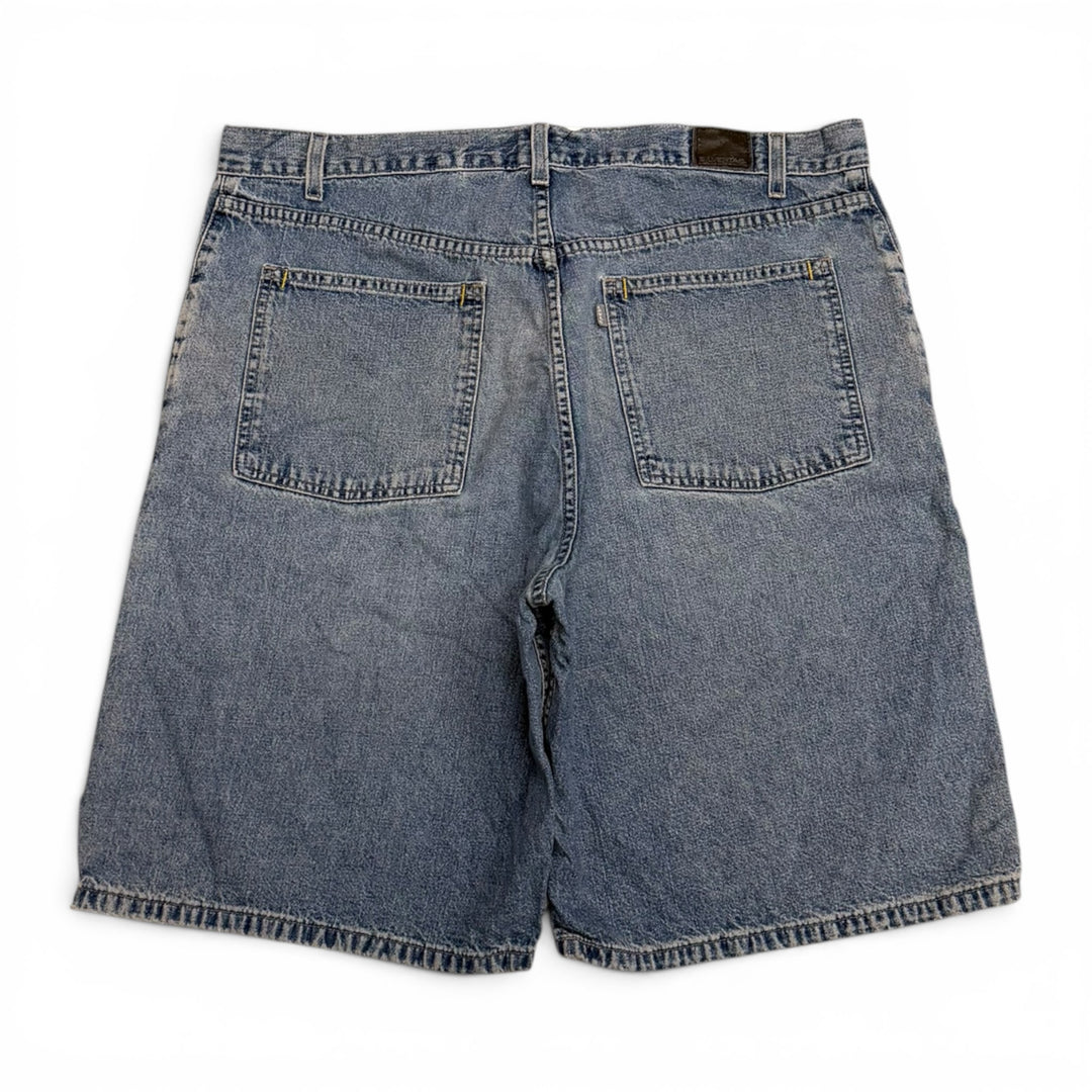 Vintage Levis Silvertab Baggy Denim Shorts Blue (40")