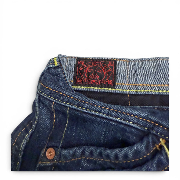 Vintage Evisu Cargo Jeans Blue 34"