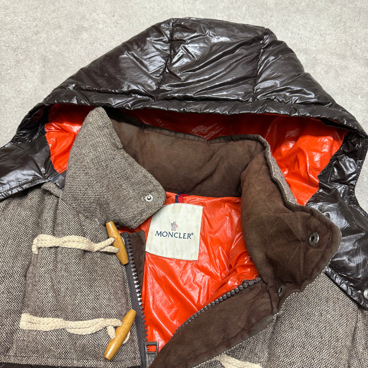 Vintage Moncler Brown Hooded Puffer Jacket (M)