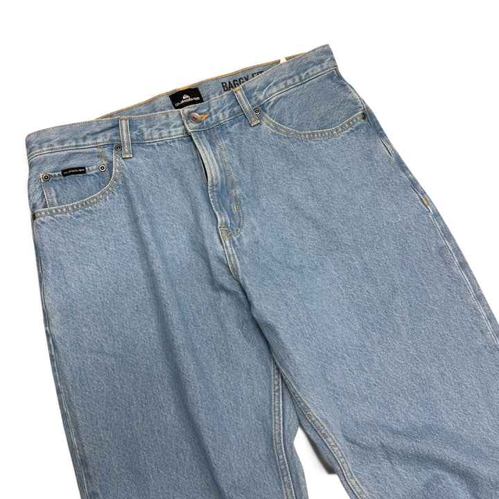 Quiksilver Light Blue Denim Baggy Fit Jeans (32)