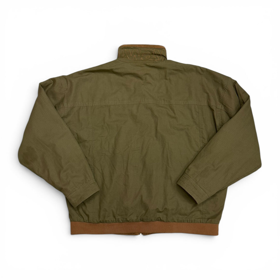 Always Do Brown & Khaki Reversible Corduroy Jacket (XL)