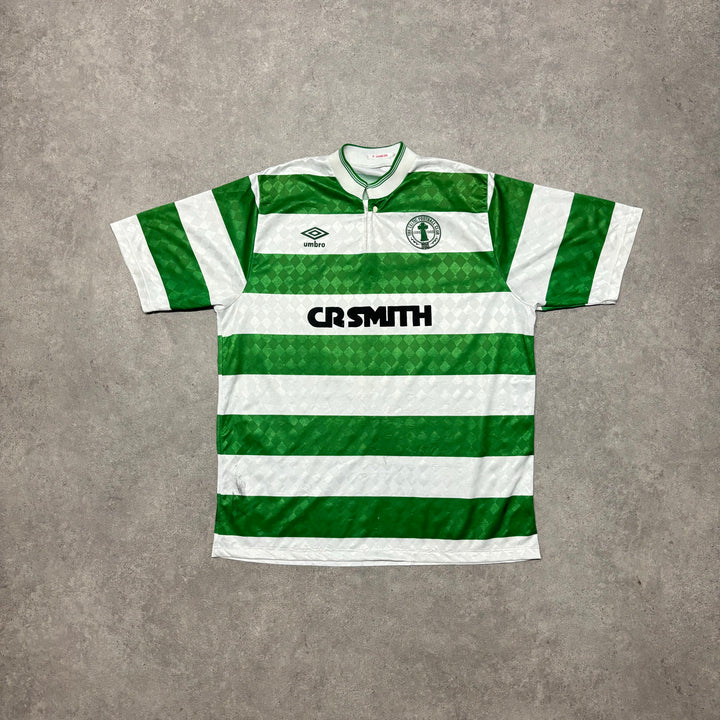 1988' Vintage Umbro Celtic Centenary Home Football Shirt (L)